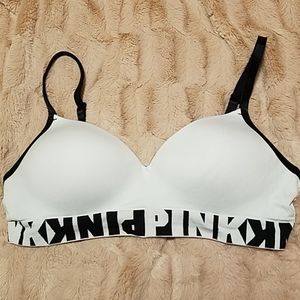 Pink Victoria Secret bra size large. Euc